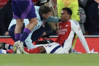 Gabriel s'est blessé mardi contre Fulham KEYSTONE/EPA/ANDY RAIN